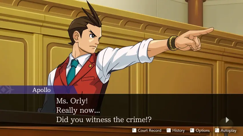 Apollo Justice: Ace Attorney Trilogy — Ekran görüntüleri