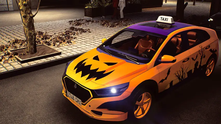Taxi Life: A City Driving Simulator - Halloween Cosmetic Pack — لقطات الشاشة