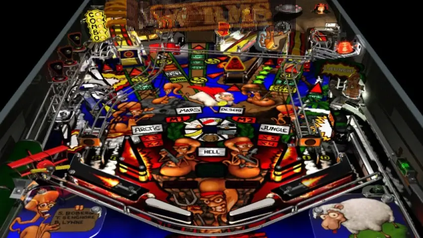 Worms Pinball — Ekran görüntüleri