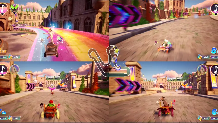 DreamWorks All-Star Kart Racing — لقطات الشاشة
