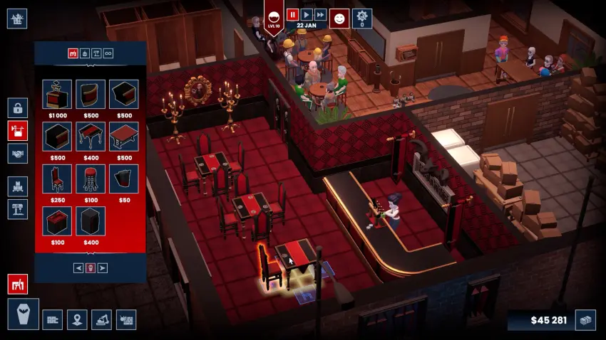 Blood Bar Tycoon — Screenshots