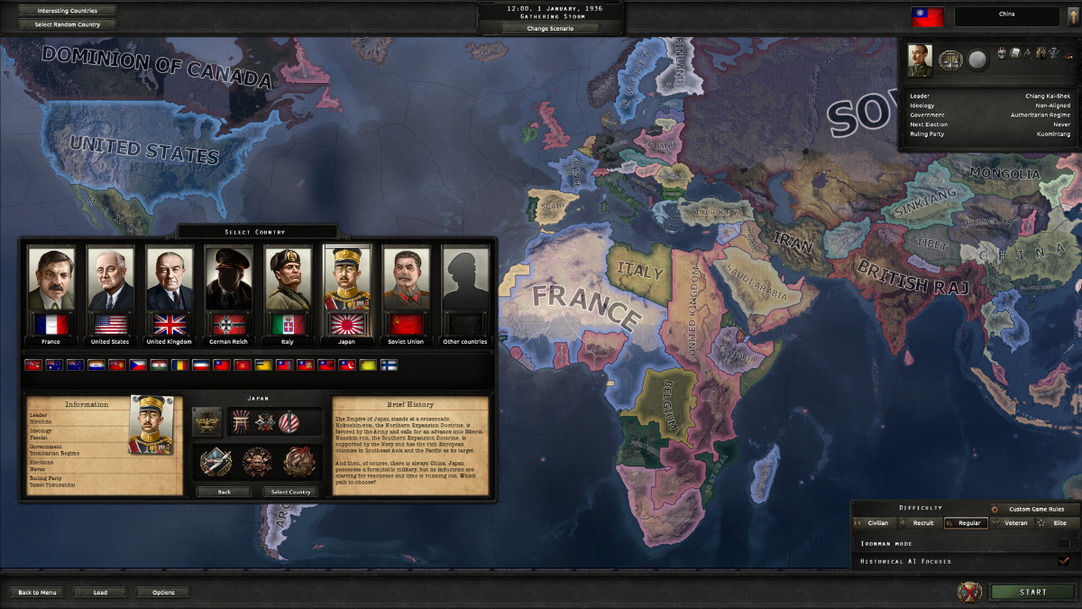 Hearts of Iron IV — وێنەکان