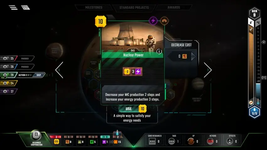 Terraforming Mars — لقطات الشاشة