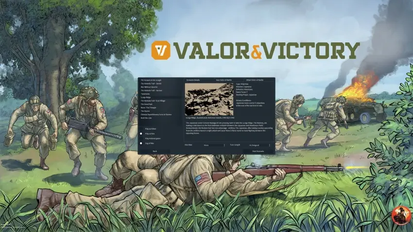 Valor & Victory: Pacific — Ekran görüntüleri