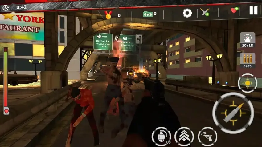Zombie Survivor: Undead City Attack — لقطات الشاشة