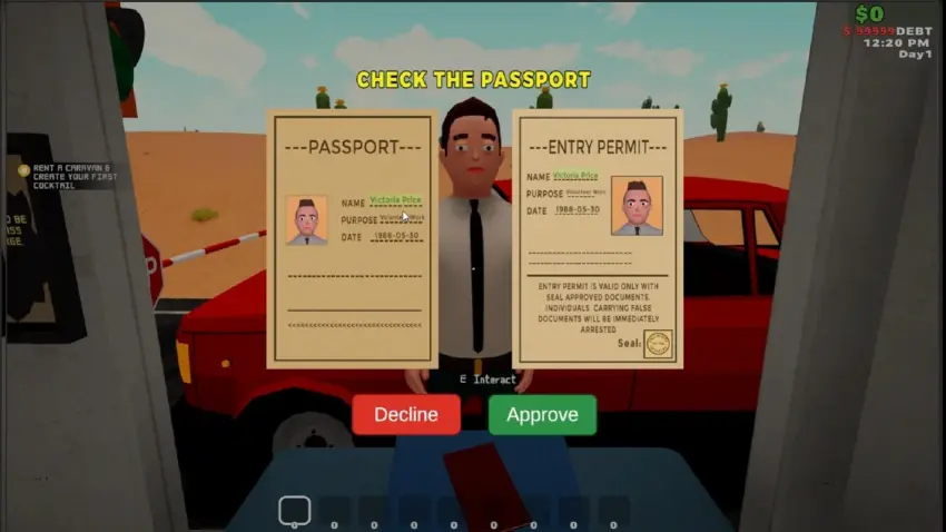 Toll Booth Simulator — لقطات الشاشة