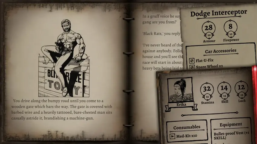 Freeway Fighter (Fighting Fantasy Classics) — Screenshots