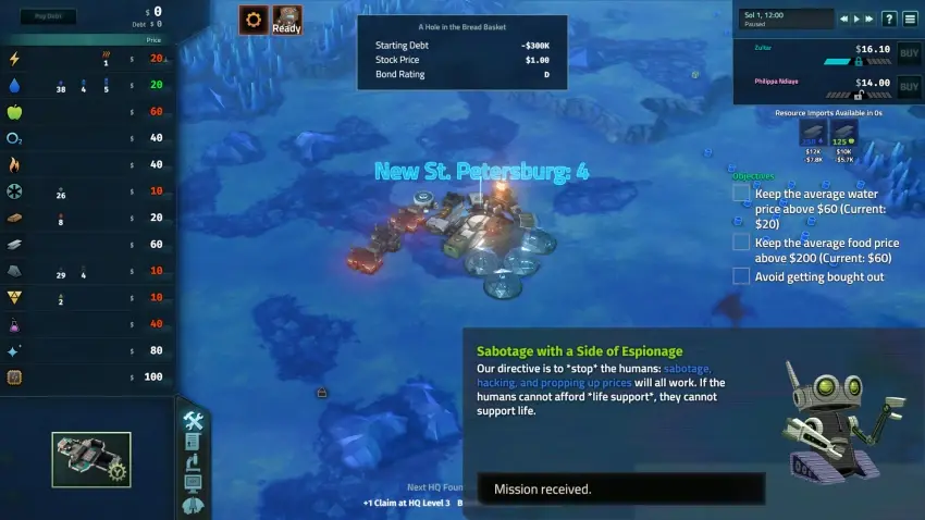 Offworld Trading Company: The Europa Wager Expansion — تصاویر