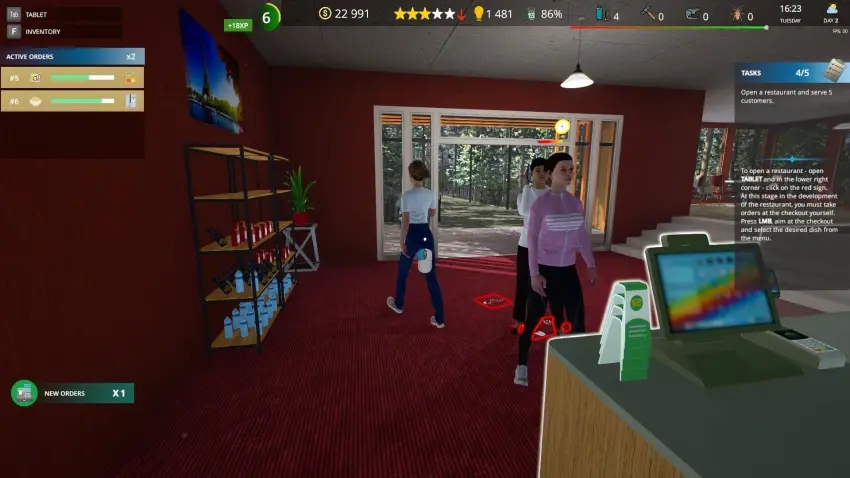 Cafe Owner Simulator — تصاویر