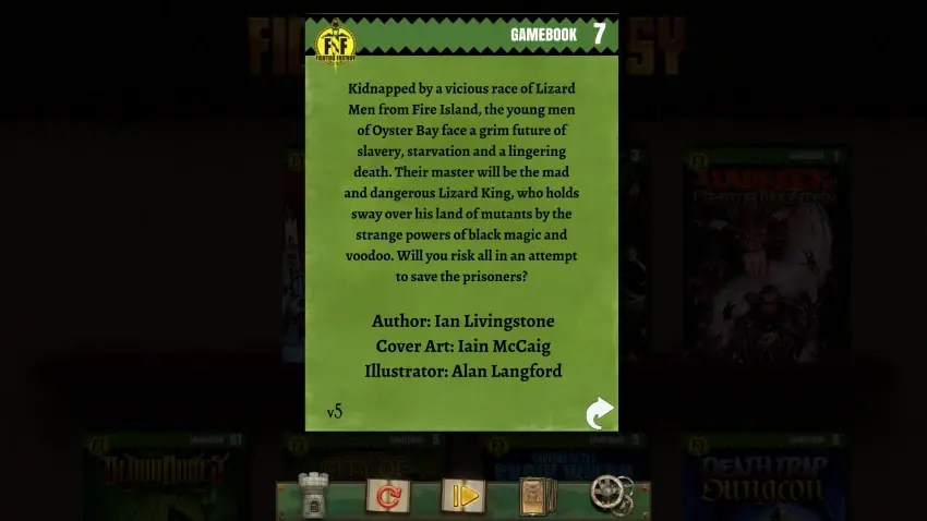 Island of the Lizard King (Fighting Fantasy Classics) — تصاویر