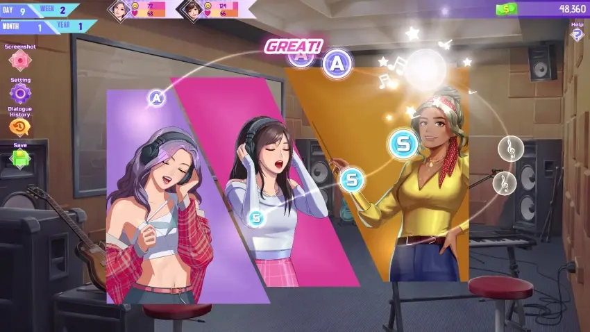 K-pop Idol Stories: Road to Debut — لقطات الشاشة