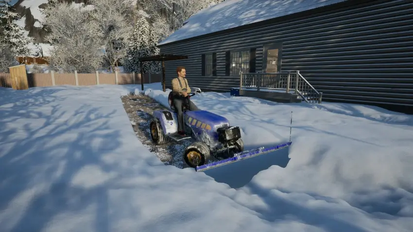 Snow Plowing Simulator — لقطات الشاشة