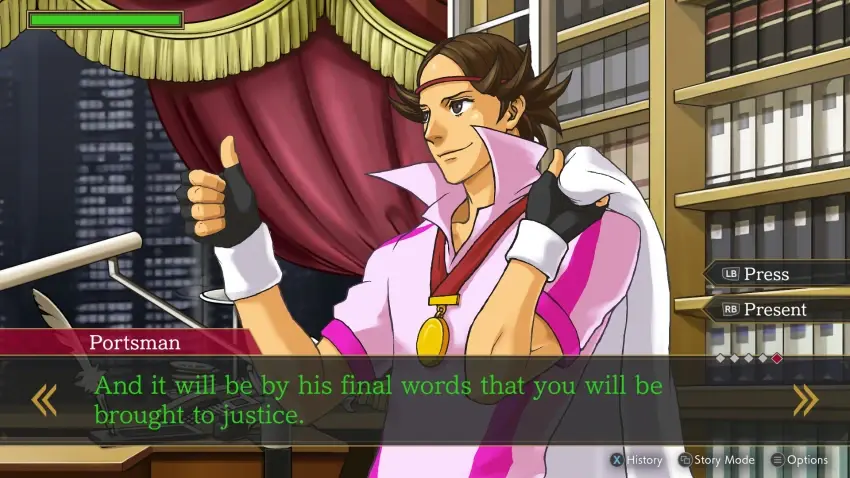 Ace Attorney Investigations Collection — Ekran görüntüleri