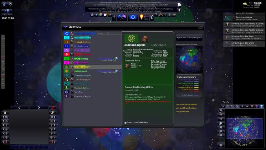 Distant Worlds: Universe — Ekran görüntüleri