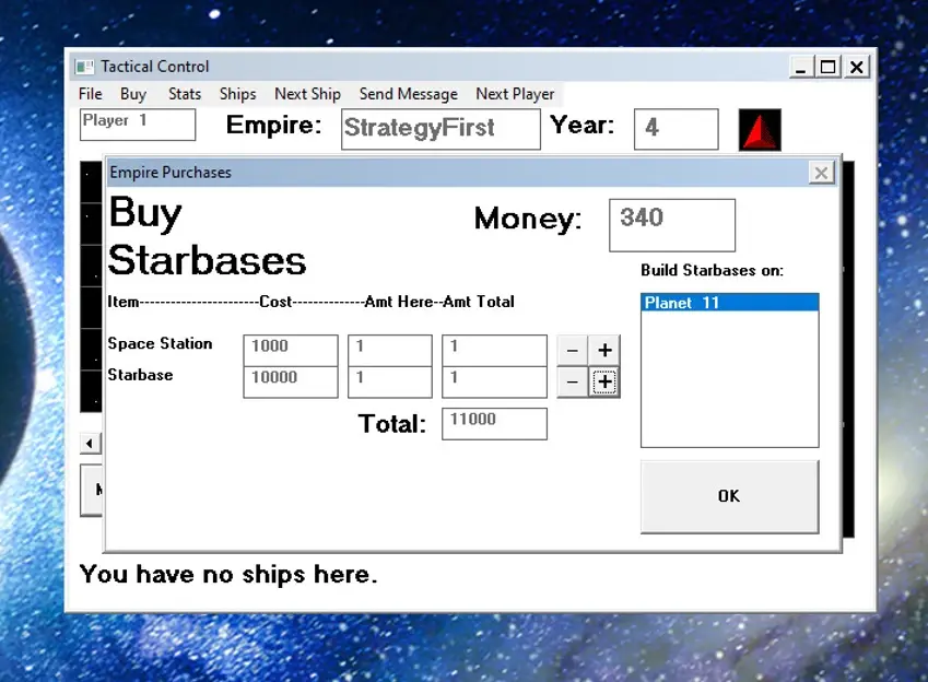 Space Empires I — Screenshots