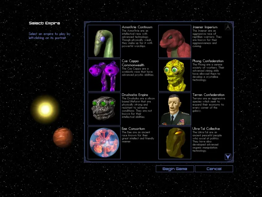 Space Empires IV Deluxe — Screenshots