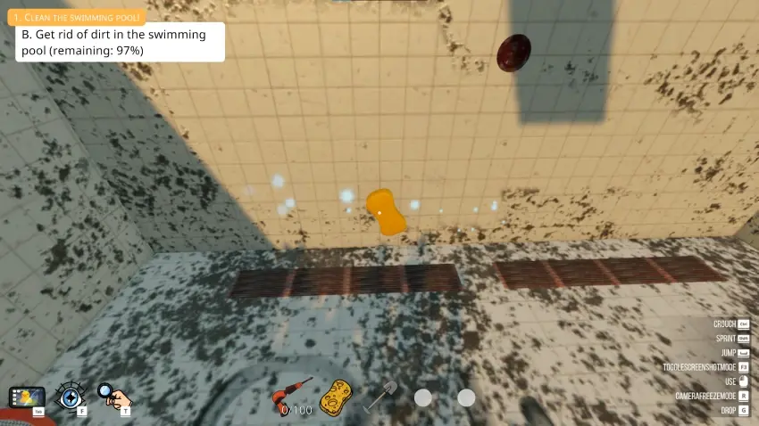 Pool Cleaning Simulator — وێنەکان