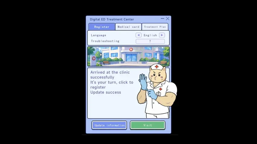 Gaming Burnout Treatment Center — Screenshots
