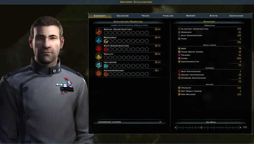 Galactic Civilizations III — Ekran görüntüleri