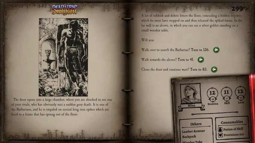 Deathtrap Dungeon (Fighting Fantasy Classics) — لقطات الشاشة