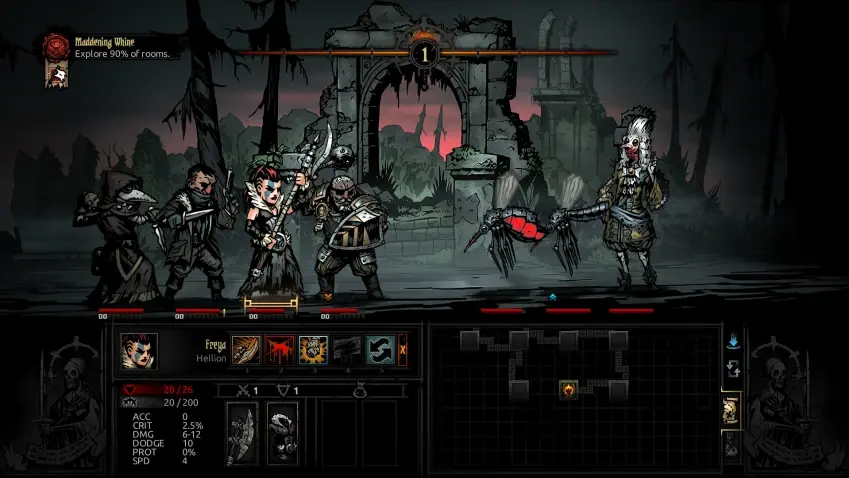 Darkest Dungeon®: The Crimson Court — لقطات الشاشة