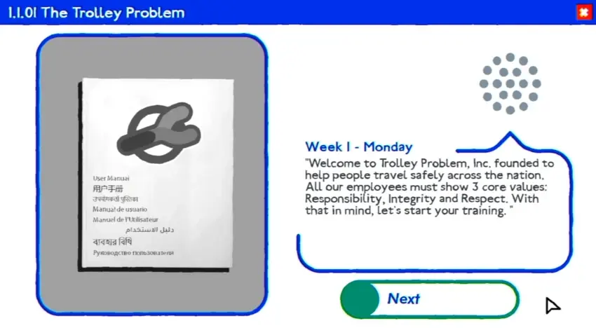 Trolley Problem, Inc. — Screenshots