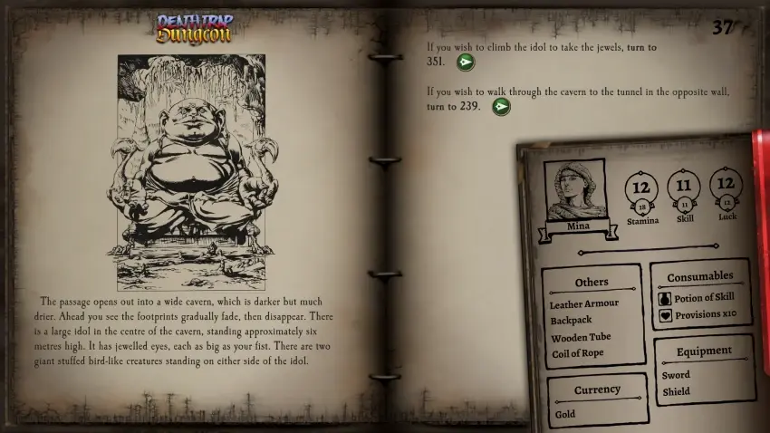 Deathtrap Dungeon (Fighting Fantasy Classics) — لقطات الشاشة
