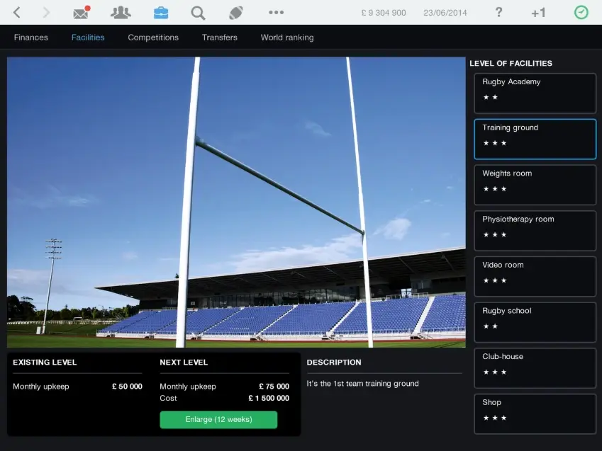 Pro Rugby Manager 2015 — Ekran görüntüleri