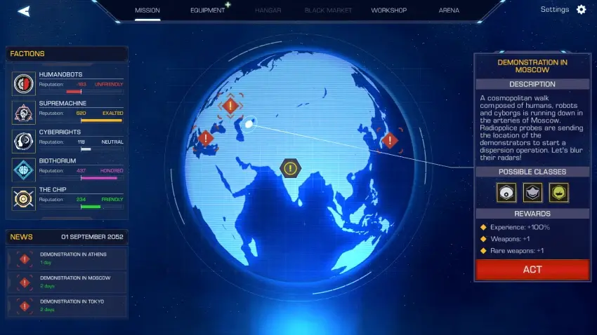 Robothorium — Ekran görüntüleri