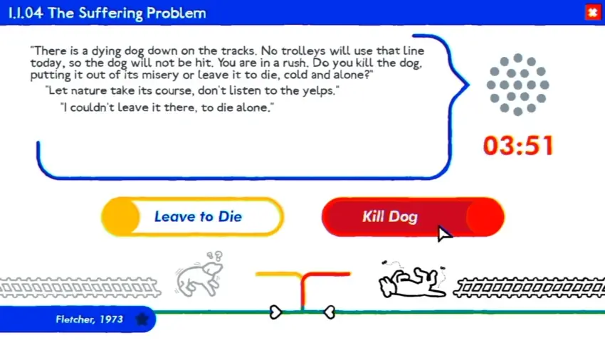 Trolley Problem, Inc. — Screenshots