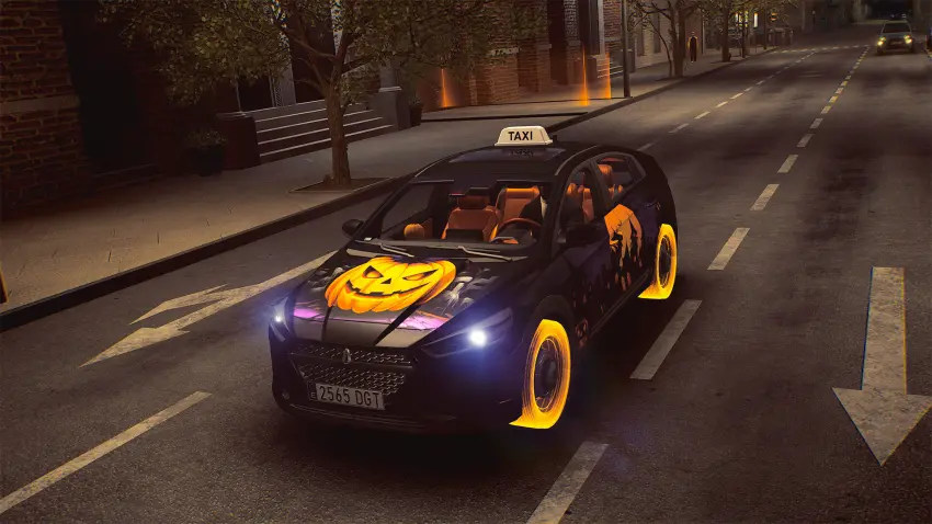 Taxi Life: A City Driving Simulator - Halloween Cosmetic Pack — لقطات الشاشة