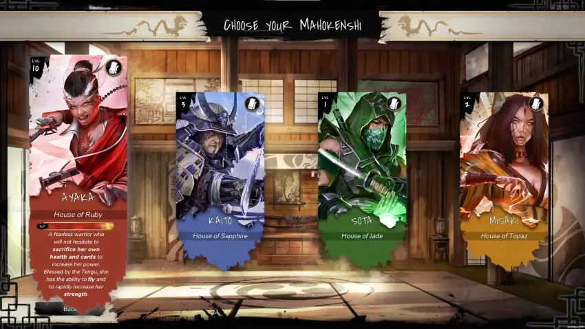 Mahokenshi - The Samurai Deckbuilder — Screenshots