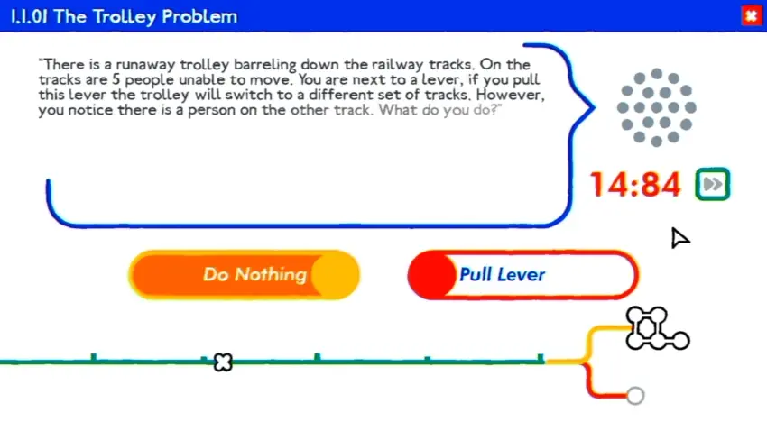 Trolley Problem, Inc. — Screenshots