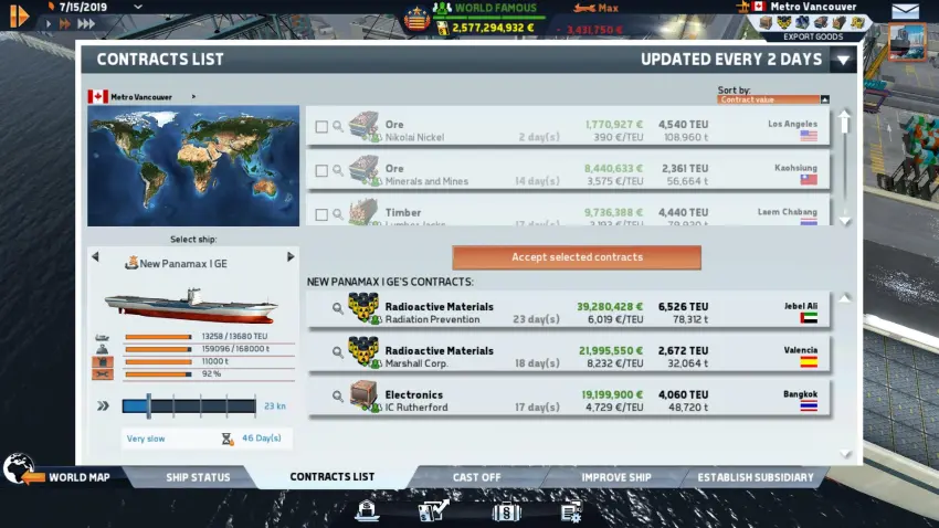 TransOcean: The Shipping Company — لقطات الشاشة