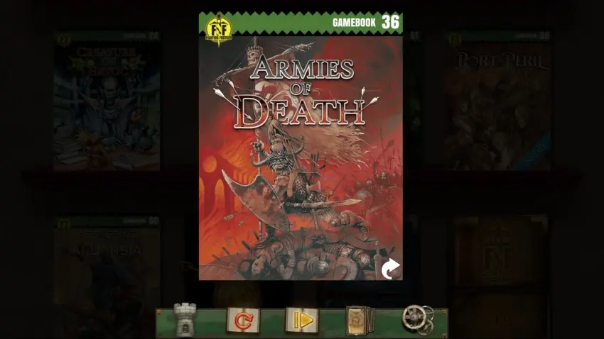 Armies of Death (Fighting Fantasy Classics) — لقطات الشاشة