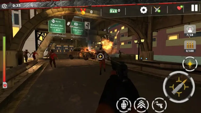 Zombie Survivor: Undead City Attack — لقطات الشاشة