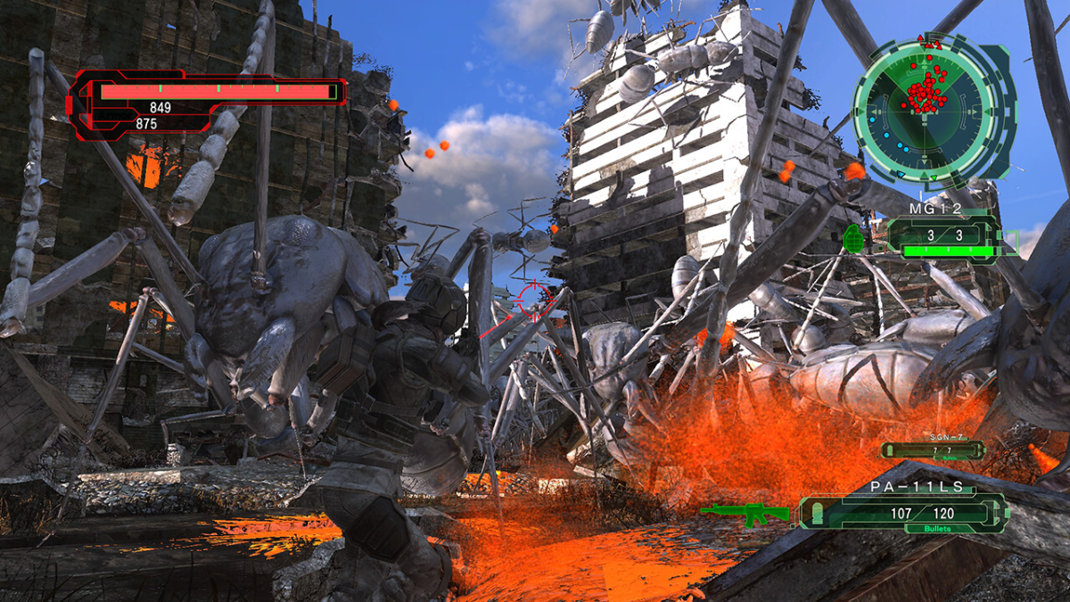 EARTH DEFENSE FORCE 6 — Ekran görüntüleri