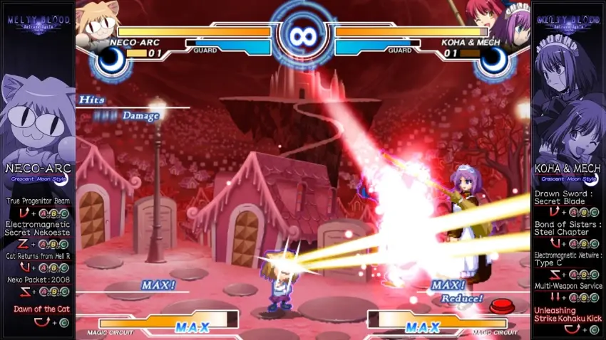 Melty Blood Actress Again Current Code — Screenshots