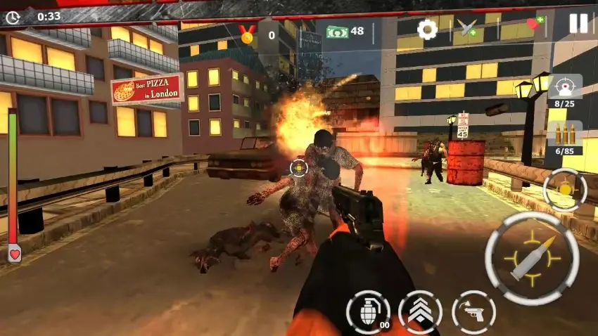 Zombie Survivor: Undead City Attack — لقطات الشاشة