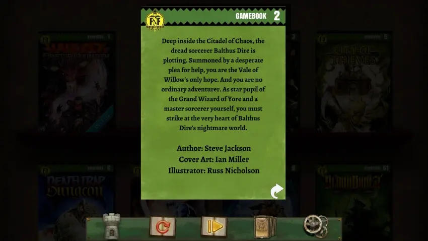 Citadel of Chaos (Fighting Fantasy Classics) — تصاویر