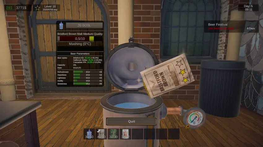 Beer Manufacture Simulator — Screenshots