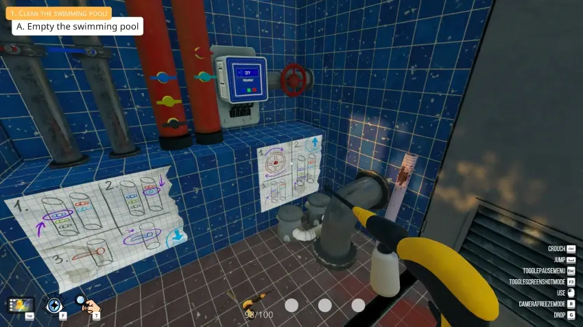 Pool Cleaning Simulator — وێنەکان