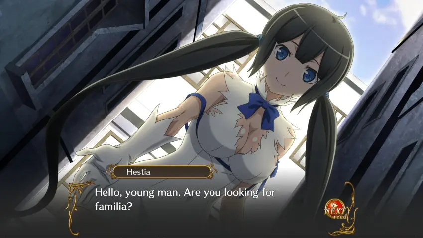 Is It Wrong to Try to Pick Up Girls in a Dungeon? Infinite Combate — لقطات الشاشة