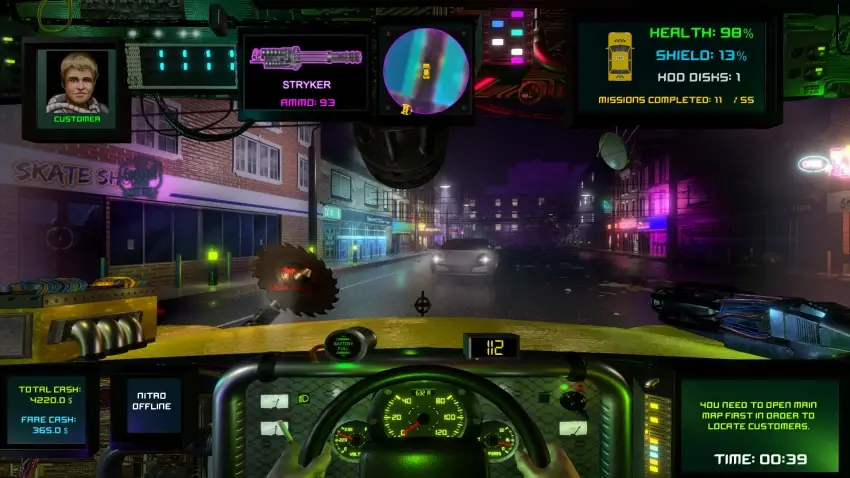 CyberTaxi — Ekran görüntüleri