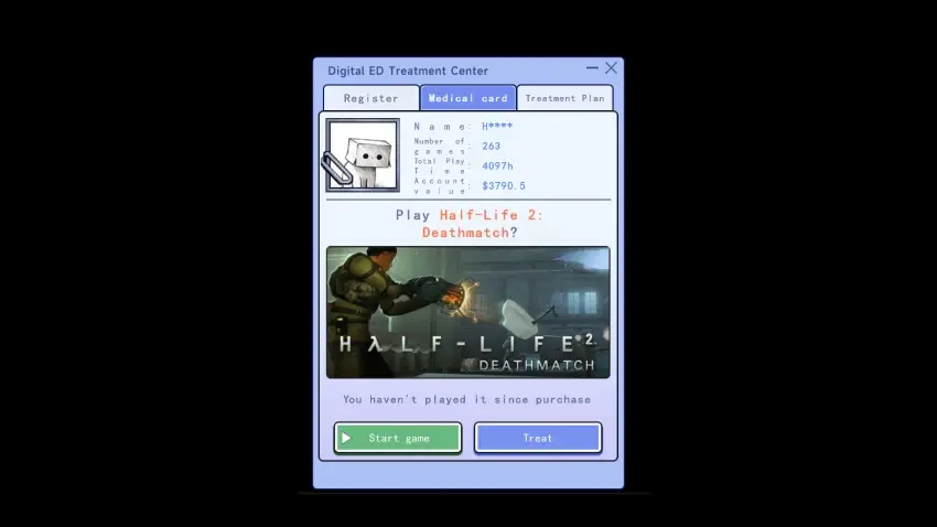 Gaming Burnout Treatment Center — Screenshots
