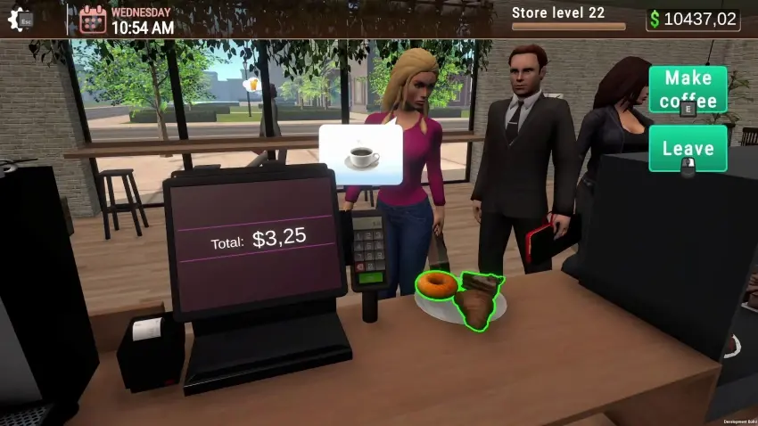 Coffee Bar Simulator — Ekran görüntüleri
