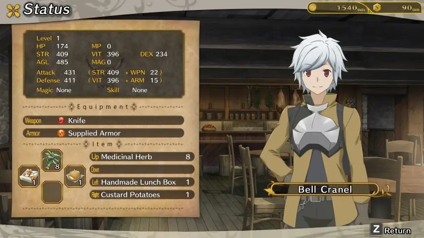 Is It Wrong to Try to Pick Up Girls in a Dungeon? Infinite Combate — لقطات الشاشة