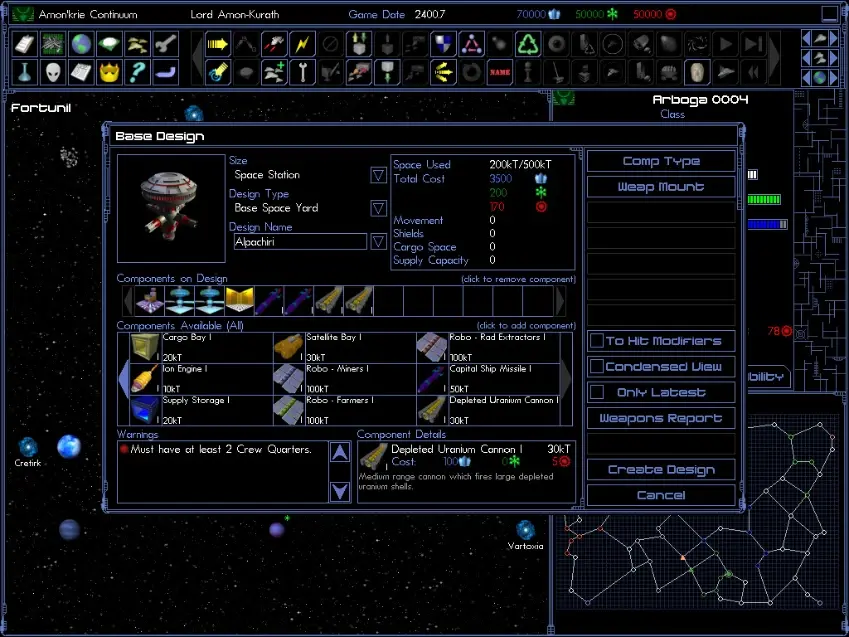 Space Empires IV Deluxe — Screenshots