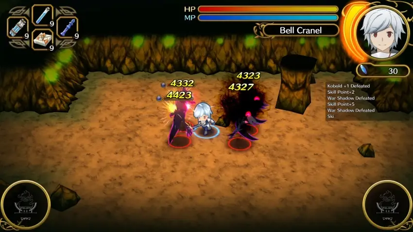 Is It Wrong to Try to Pick Up Girls in a Dungeon? Infinite Combate — لقطات الشاشة