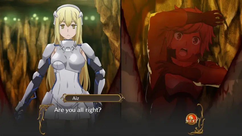 Is It Wrong to Try to Pick Up Girls in a Dungeon? Infinite Combate — لقطات الشاشة